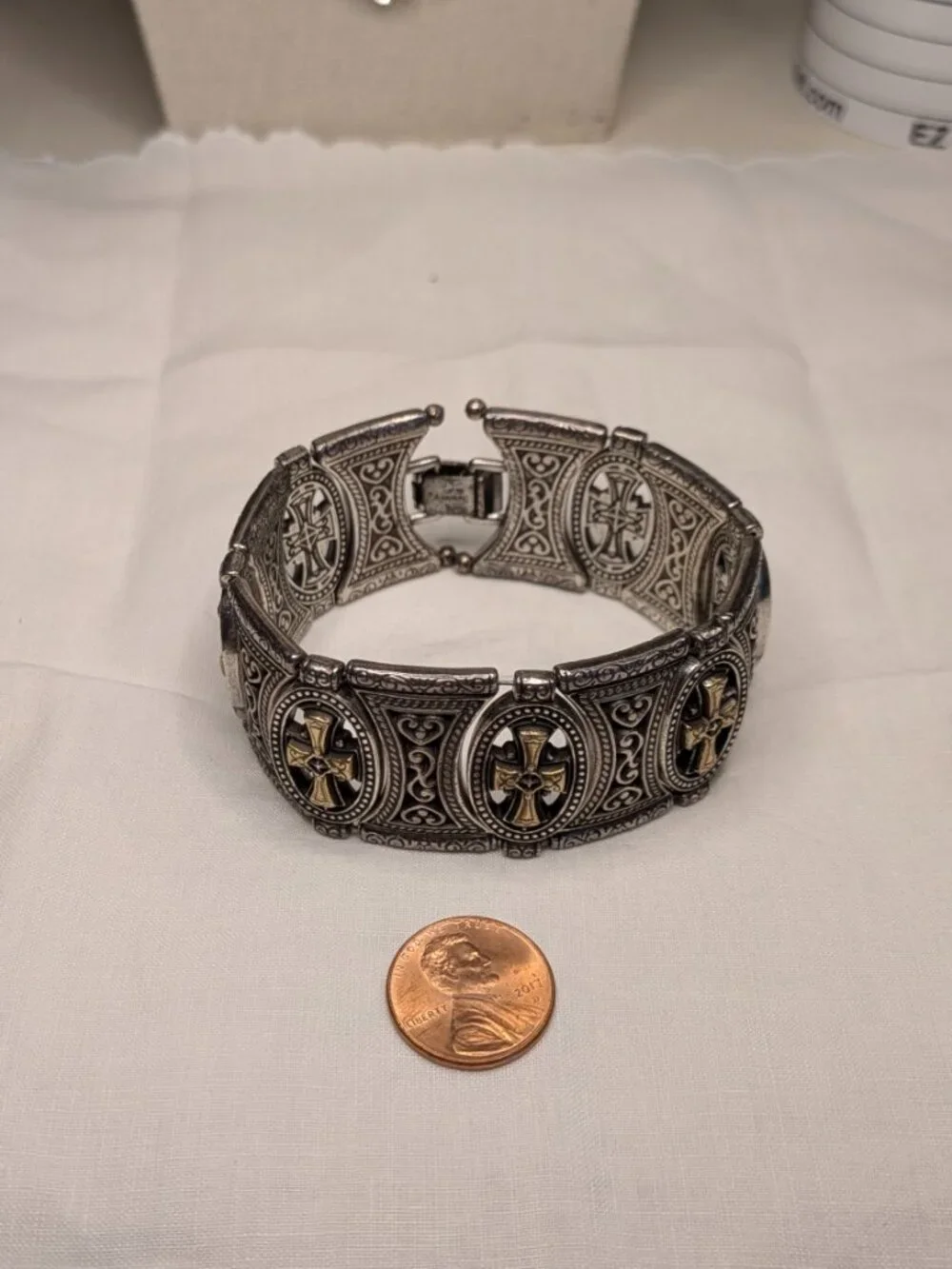 Brighton Toledo Cross Panel Bracelet 7.5